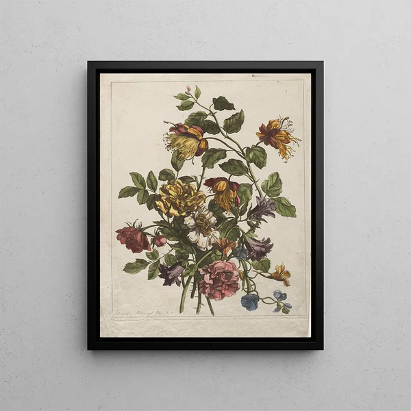 c 1680-95 - Jean-Baptiste Monnoyer — framed artwork on a wall