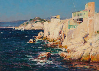 Le Cabanon de M. Borel sur la corniche - Jean-Baptiste Olive — artwork view