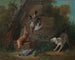 a Dog guarding game - Jean-Baptiste Oudry — artwork view