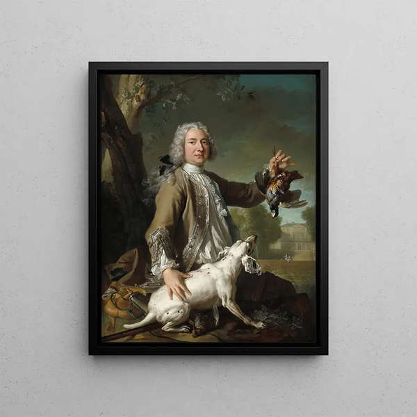 Henri Camille Chevalier de Beringhen - Jean-Baptiste Oudry — framed artwork on a wall