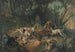Deer Hunt - Jean-Baptiste Oudry — artwork view