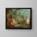 a military camp - Jean-Baptiste Pater — framed artwork on a wall