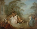 Gathering in a Park - Jean-Baptiste Pater — artwork view