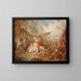Figures resting in a military camp - Jean-Baptiste Pater — framed artwork on a wall