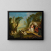 fête galante: La barque de plaisir - Jean-Baptiste Pater — framed artwork on a wall