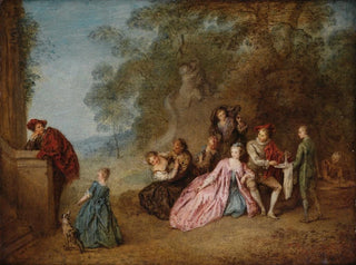 L'amour et le badinage - Jean-Baptiste Pater — artwork view