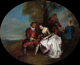 The Sparrow Hunter - Jean-Baptiste Pater — artwork view