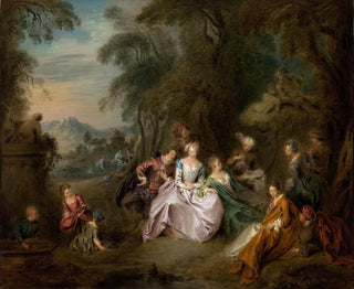Repos dans un parc - Jean-Baptiste Pater — artwork view