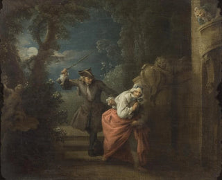 The Cuckold Beaten and Content - Jean-Baptiste Pater — artwork view