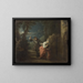 The Cuckold Beaten and Content - Jean-Baptiste Pater — framed artwork on a wall