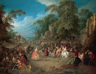 La Foire à Bezons - Jean-Baptiste Pater — artwork view