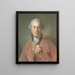 Journal of Olivier 1724-1783 - Jean-Baptiste Perronneau — framed artwork on a wall