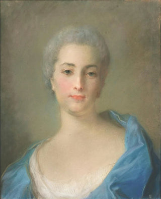 JeanBaptiste Perronneau - Portrait Of A Young Lady Possibly Mme D anglure.webp