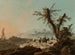 Goatherds in a Rocky Landscape - Jean-Baptiste Pillement — artwork view