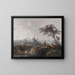 Shepherds in a landscape - Jean-Baptiste Pillement — framed artwork on a wall