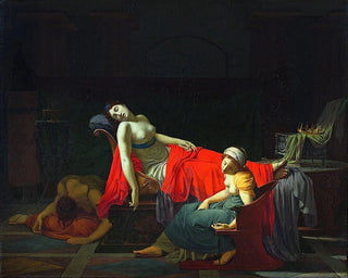 The Death of Cleopatra - Jean-Baptiste Regnault — artwork view