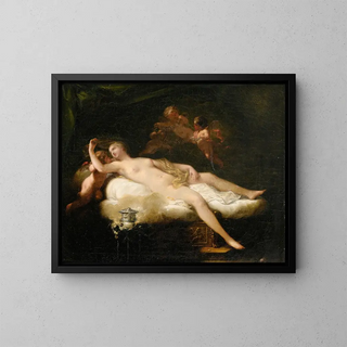 Psyché - Jean-Baptiste Regnault — framed artwork on a wall
