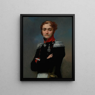 JeanBaptiste Regnault - Portrait of CharlesLouis Regnault an Officer from the Napoleonic Wars.webp