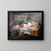 Sappho - Jean-Baptiste Regnault — framed artwork on a wall