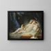 Venus Sleeping - Jean-Baptiste Regnault — framed artwork on a wall