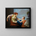 Venus and Cupid - Jean-Baptiste Regnault — framed artwork on a wall
