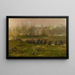 Allant au feu, a fragment of the panorama of the Battle of Champigny - Jean-Baptiste Édouard Detaille — framed artwork on a wall