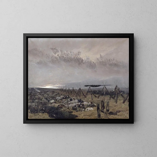 The Dream - Jean-Baptiste Édouard Detaille — framed artwork on a wall