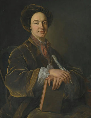 JeanBaptiste van Loo - Portrait Of William Murray 1st Earl Of Mansfield 17051793 Holding A Book And A Quill.webp