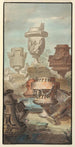Fantasy of ruins, vases and urns - Jean-Charles Delafosse — artwork view