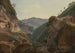 Mountain landscape painting with road to Naples - Jean-Charles Joseph Rémond — artwork view