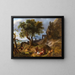 La Mort d'Hippolyte - Jean-Charles Joseph Rémond — framed artwork on a wall