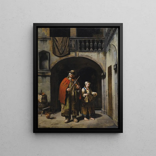 JeanClaude Bonnefond - Vieillard aveugle conduit par sa fille.webp
