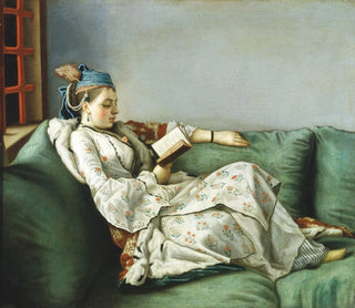 Portrait of Marie-Adélaïde of France in Turkish attire - Jean-Étienne Liotard — artwork view