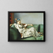 Portrait of Marie-Adélaïde of France in Turkish attire - Jean-Étienne Liotard — framed artwork on a wall