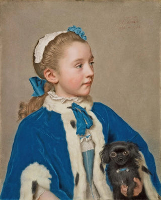 JeanEtienne Liotard - Portrait of Maria Frederike van ReedeAthlone at Seven Years of Age.webp