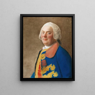 JeanEtienne Liotard - Portrait of an officer wearing the order of the Saint Esprit.webp