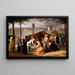 The Flower Market - Jean-François Demay — framed artwork on a wall
