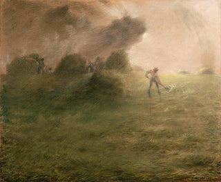 A storm during the mowing - Jean-François Millet — artwork view
