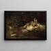Resting - Jean-François Millet — framed artwork on a wall