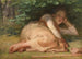 Bergère sleeping in the shade of an oak bush - Jean-François Millet — artwork view