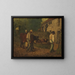 Ramener le veau né dans les champs - Jean-François Millet — framed artwork on a wall