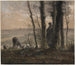 Falling Leaves Painting - Jean-François Millet — artwork view