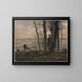 Falling Leaves Painting - Jean-François Millet — framed artwork on a wall
