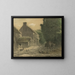 Farm at Gruchy - Jean-François Millet — framed artwork on a wall