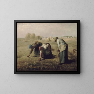 Les Glaneuses - Jean-François Millet — framed artwork on a wall