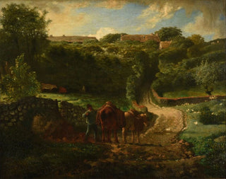Hameau Cousin Gréville - Jean-François Millet — artwork view