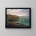 Les falaises de Grville - Jean-François Millet — framed artwork on a wall