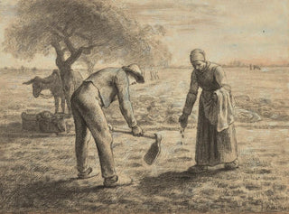 Les planteurs de pommes de terre - Jean-François Millet — artwork view