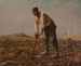 Man with a Hoe - Jean-François Millet — artwork view