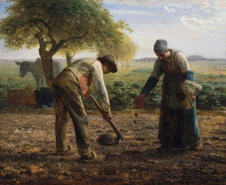 Planters de pommes de terre - Jean-François Millet — artwork view